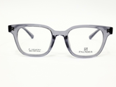PALNDER Square-Shaped Glasses in Dark Gray/Black Plastic Frame.